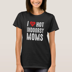 T-shirt J'Aime Les Moms Intérieurs Chauds