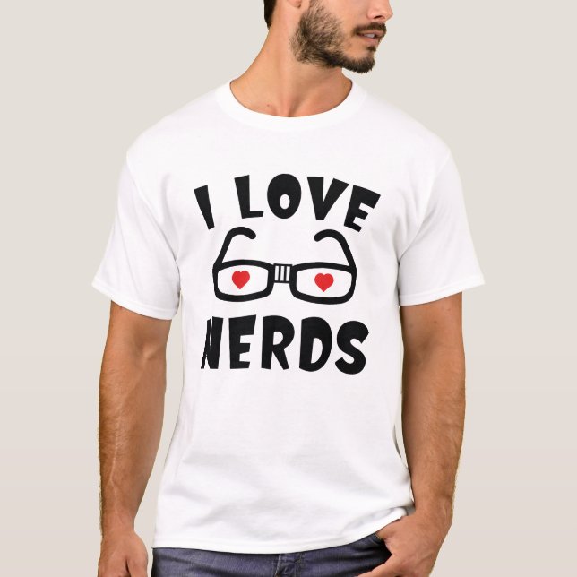 T-shirt J'Aime Les Nerds (Devant)