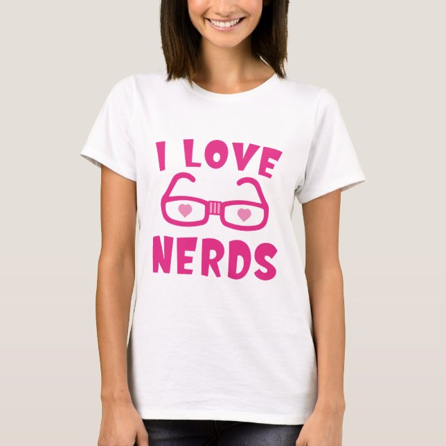 T-shirt J'Aime Les Nerds (Devant)