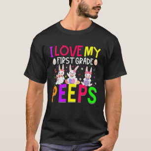 T-shirt J'aime les oeufs de Pâques de première année Joyeu