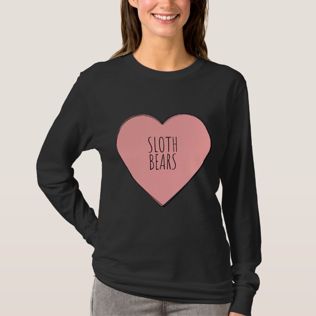 T-shirt J'Aime Les Ours De Fentes (Devant)