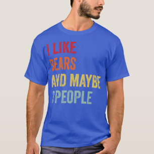T-shirt J'Aime Les Ours Peut-Être 3 Personnes