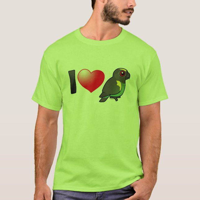 T-shirt J'aime les perroquets de Meyer (Devant)