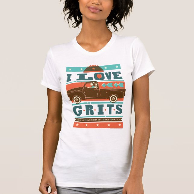 T-shirt J'aime les petits grits (Devant)