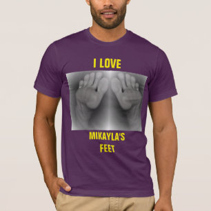 T-SHIRT J'AIME LES PIEDS DE MIKAYLA