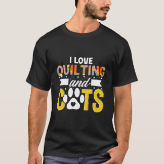 T-shirt J'Aime Les Places Et Chats Tricot De Planche Seams