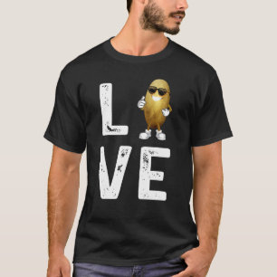 T-shirt J'Aime Les Pommes De Terre Légumes Pomme De Terre