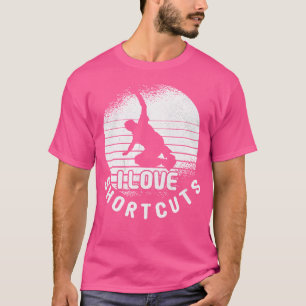 T-shirt J'aime les raccourcis Parkour Jumper Freestyle Par
