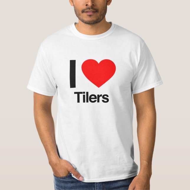 T-shirt j'aime les tilers (Devant)