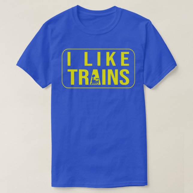T-shirt J'Aime Les Trains Les Amateurs De Train L'Observat (Design devant)