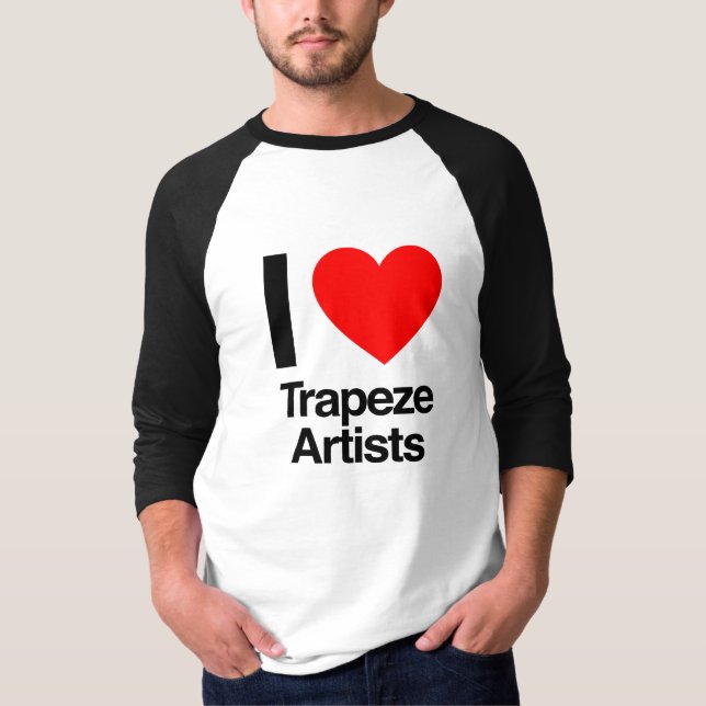 T-shirt j'aime les trapèze (Devant)