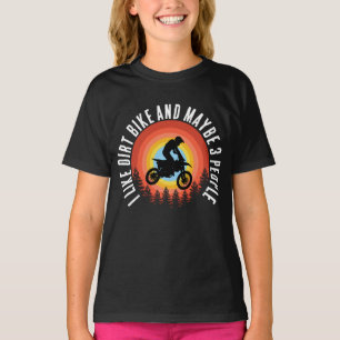 T-SHIRT J'AIME LES VÉLOS TOUT-TERRAIN ET PEUT-ÊTRE 3 PERSO