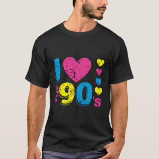T-shirt J'Aime Les Vêtements Des Années 90 Pour Femmes Hom