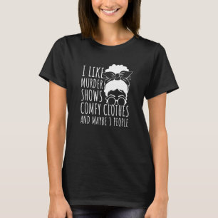 T-shirt J'Aime Les Vidéos De Meurtre Comfy Les Vêtements E