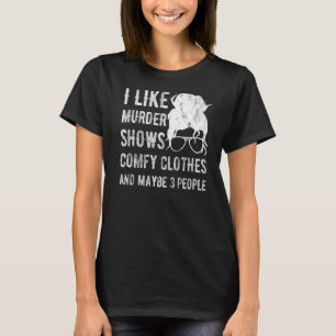 T-shirt J'Aime Les Vidéos De Meurtre Comfy Les Vêtements E