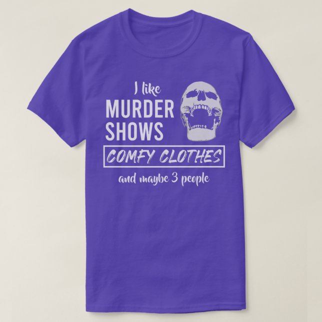 T-shirt J'Aime Les Vidéos De Meurtre Comfy Les Vêtements E (Design devant)