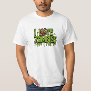 T-shirt J'aime les zombies