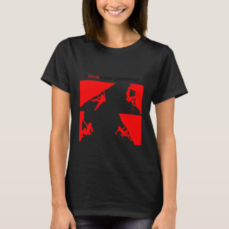 T-shirt J'aime l'escalade rock extraordinaires grimpeurs