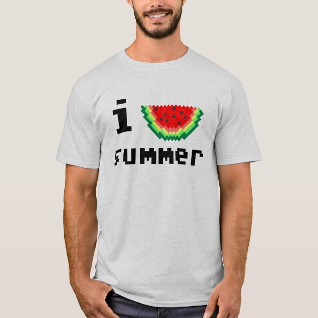 T-shirt j'aime l'été (Devant)