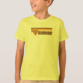 T-shirt J'aime l'Euchre rétro les années 70