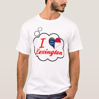 T-shirt J'aime Lexington, la Caroline du Nord
