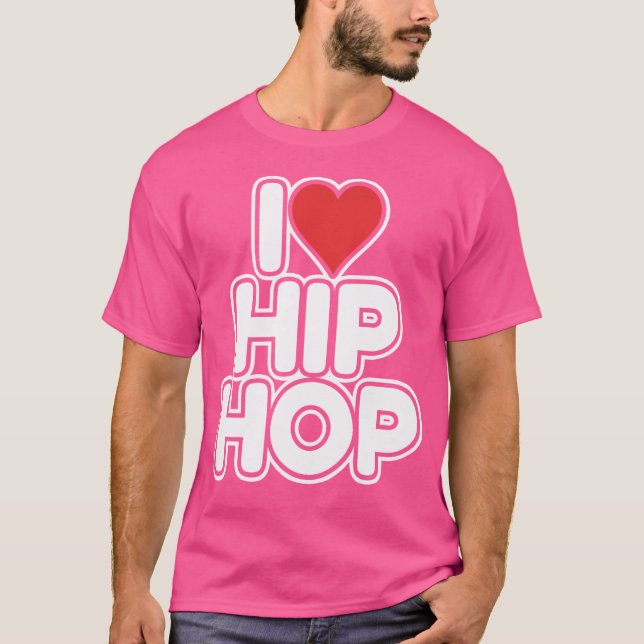 T-shirt J'aime l'Hip hop (Devant)