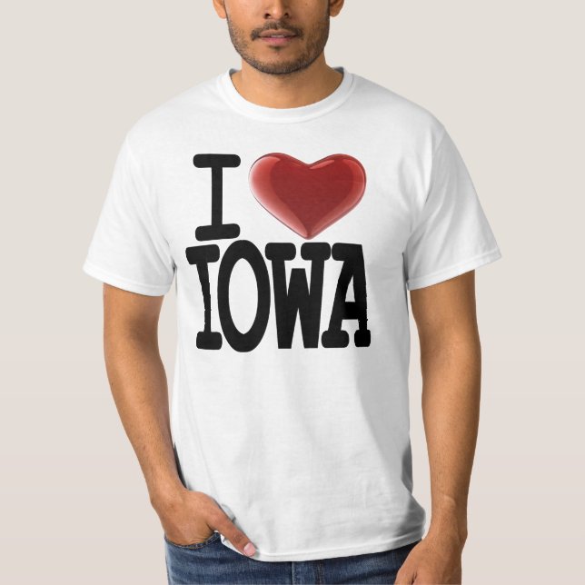 T-shirt J'aime l'IOWA (Devant)