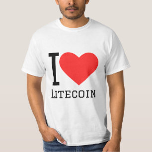 T-shirt J'aime litecoin