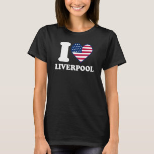 T-shirt J'aime Liverpool I heart Liverpool