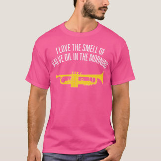 T-shirt J'Aime L'Odeur De L'Huile De Valve Le Matin - Amus