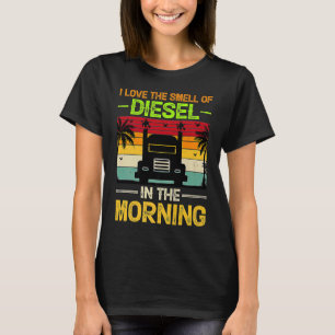 T-shirt J'aime l'odeur du diesel le matin
