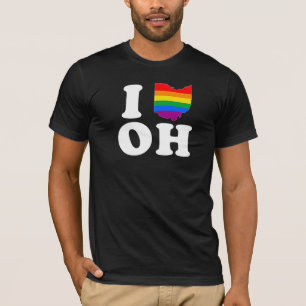 T-SHIRT J'AIME L'OHIO GAI - BLANC - .PNG