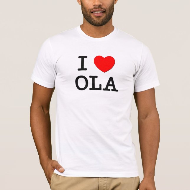 T-shirt J'aime l'Ola (Devant)