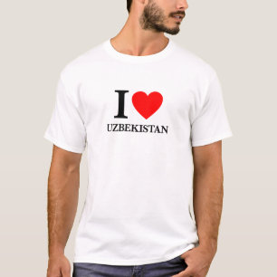 T-shirt J'aime l'Ouzbékistan
