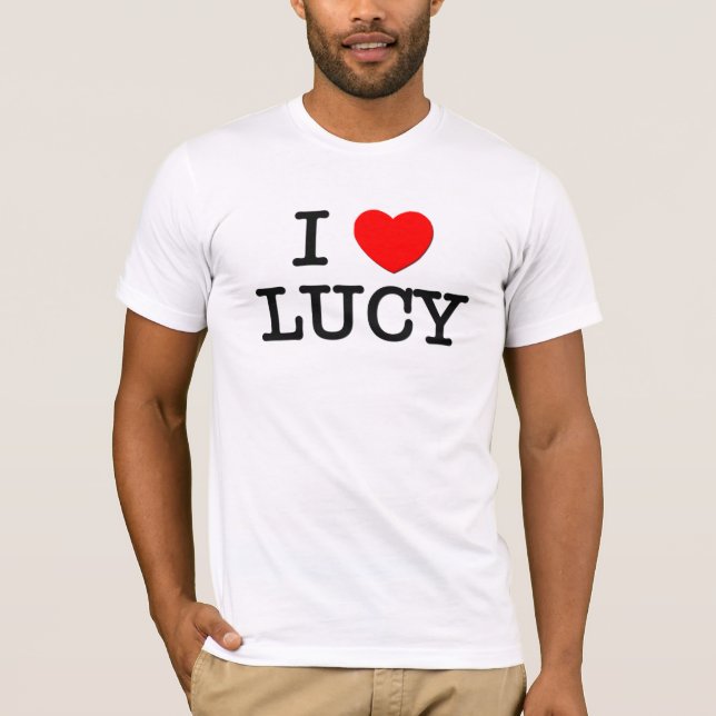 T-shirt J'aime Lucy (Devant)