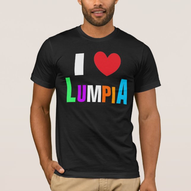 T-shirt J'aime Lumpia (Devant)