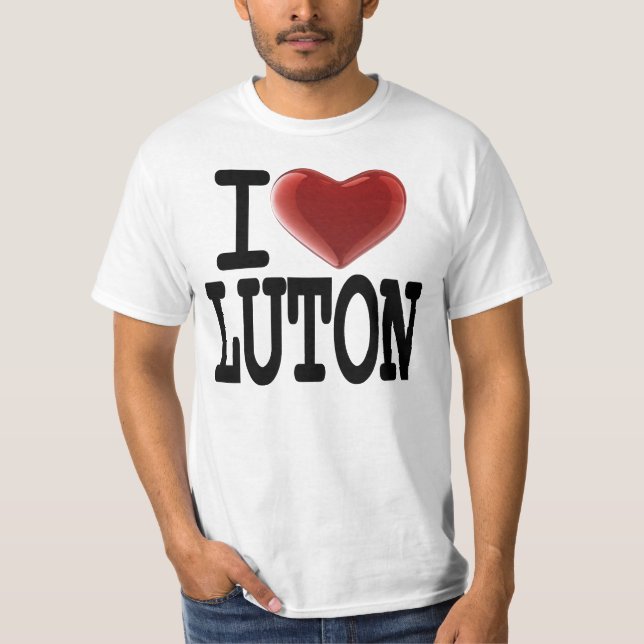 T-shirt J'aime LUTON (Devant)
