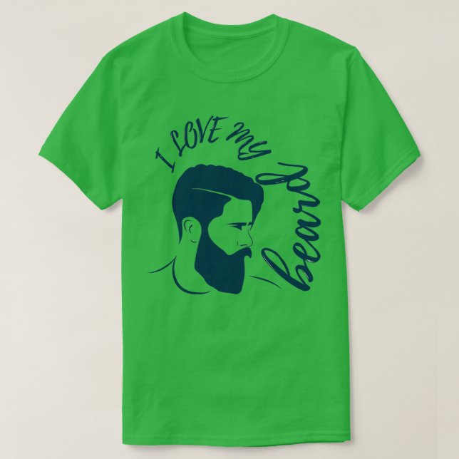 T-shirt J'aime ma barbe 3 (Design devant)
