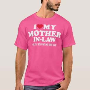 T-shirt J'aime ma belle-mère pour la loi