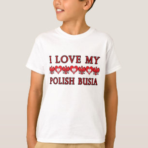 T-shirt J'Aime Ma Busia Polonaise