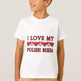 T-shirt J'Aime Ma Busia Polonaise