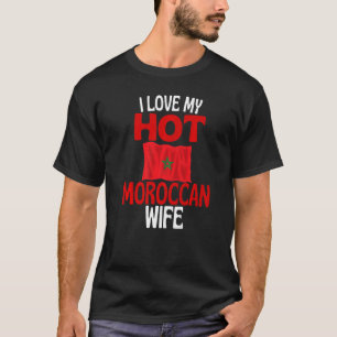 T-shirt J'Aime Ma Chaud Femme Marocaine Relation Maroc