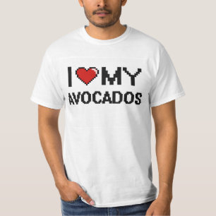 T-shirt J'aime ma conception de Digitals d'avocats