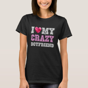 T-shirt j'aime ma copine folle