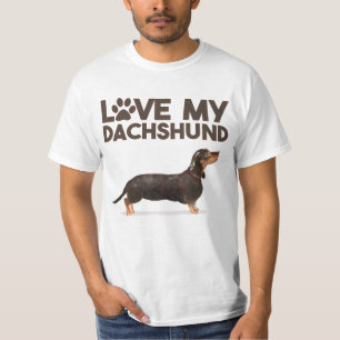 T-SHIRT J'AIME MA DACHSHUND