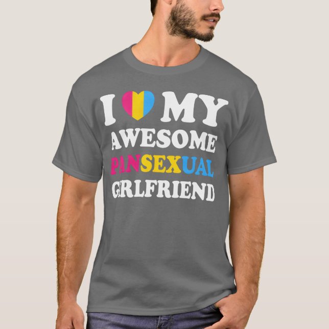 T-shirt J'Aime Ma Famille D'Ami Panual Awesome (Devant)