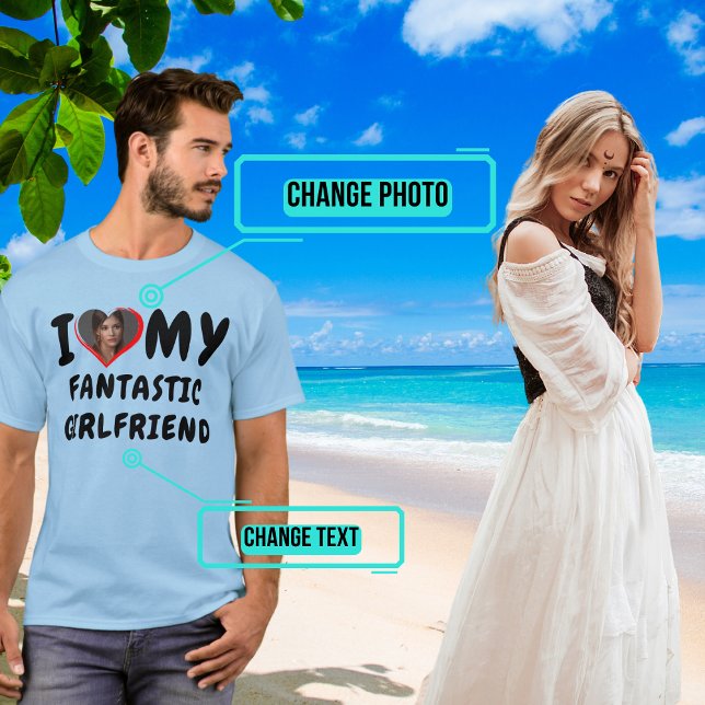 T-shirt J'Aime Ma Fantastique Petite Amie (Please enjoy our tee.)