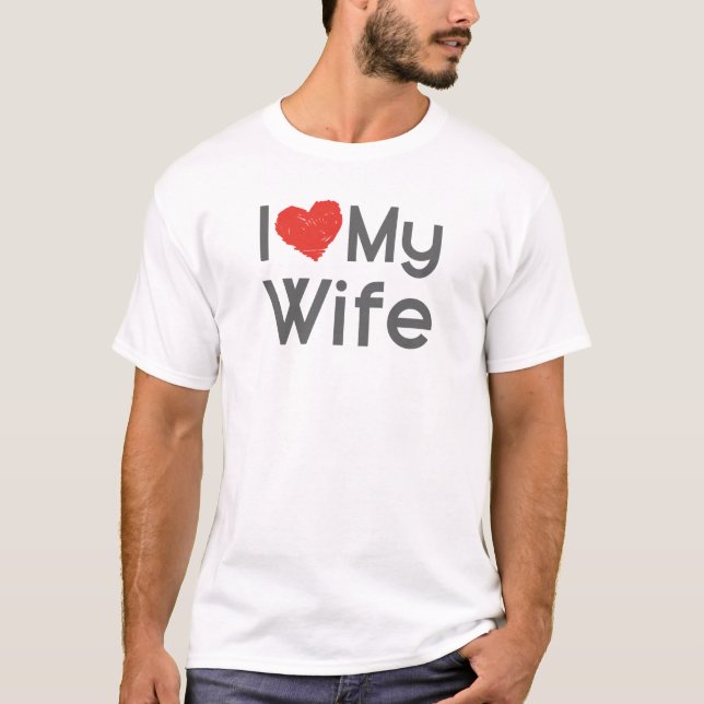 T-shirt J'Aime Ma Femme (Devant)