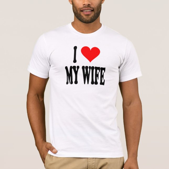 T-SHIRT J'AIME MA FEMME (Devant)