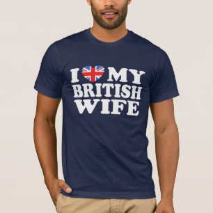 T-shirt J'Aime Ma Femme Britannique